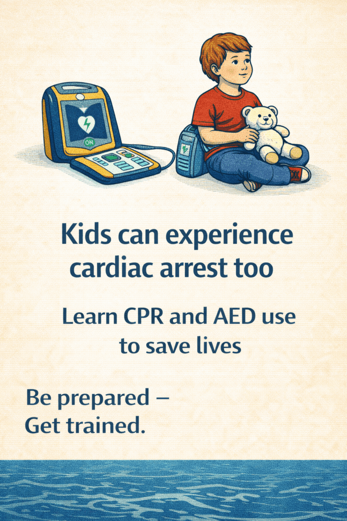 CPR and AED training for kids