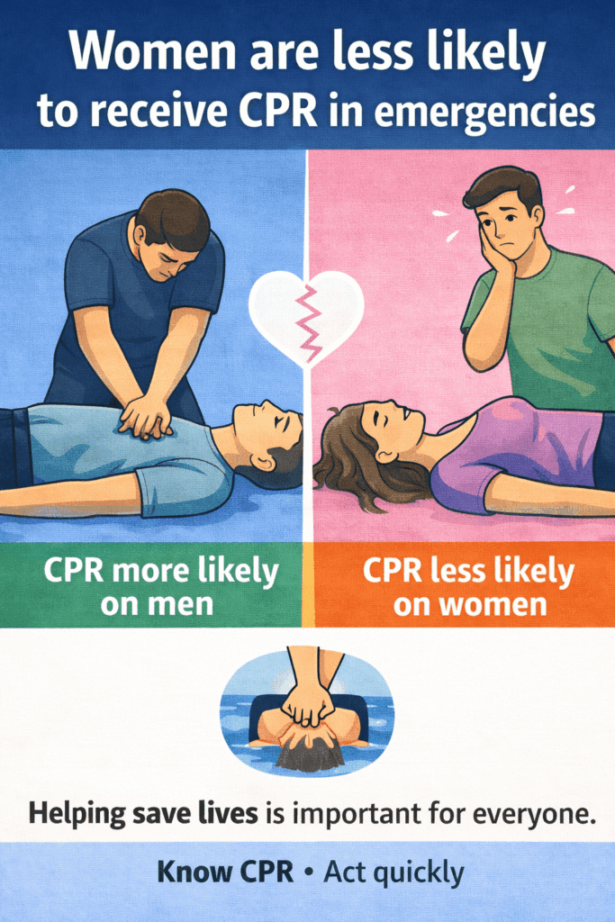 Gender disparities in CPR awareness