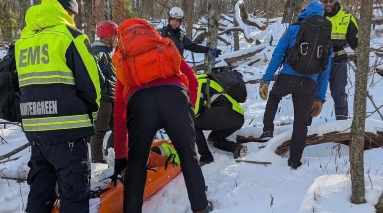 Ice rescue after woman falls into frozen lake in Guysborough County