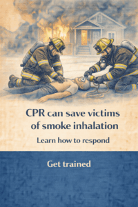 Firefighters rescue victim from smoke inhalation