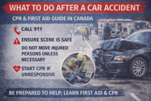 CPR and first aid after an accident