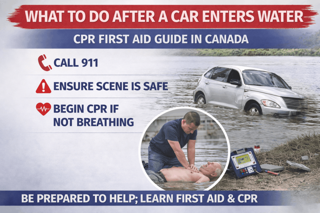 CPR guide for submerged vehicle incidents