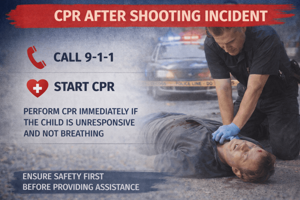 CPR guidance in shooting emergencies