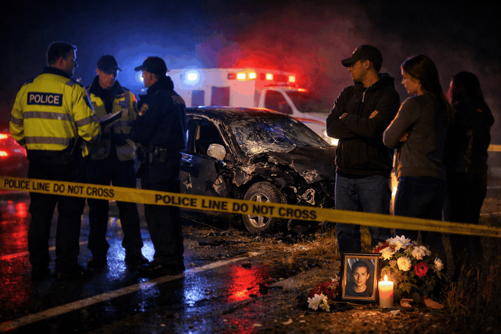 Paramedics performing CPR on critically injured teen after early-morning car crash in Abbotsford, British Columbia