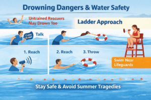 Water safety tips and rescue methods