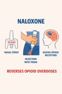 Naloxone infographic usage and benefits