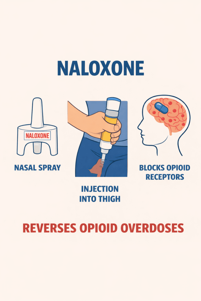 Naloxone infographic usage and benefits