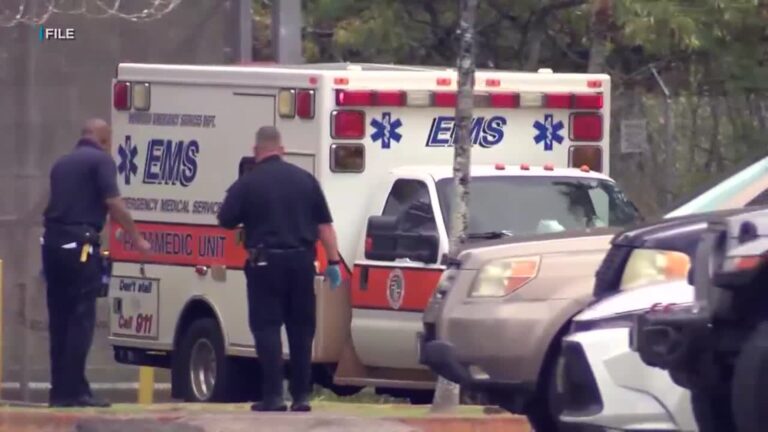 Ambulances responding to suspected drug overdoses at Hamilton-Wentworth Detention Centre