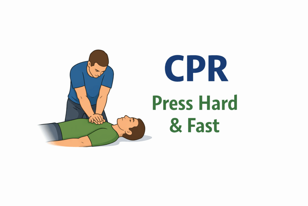 CPR demonstration and guidelines