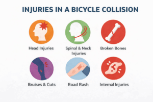 Injuries from bicycle collisions explained