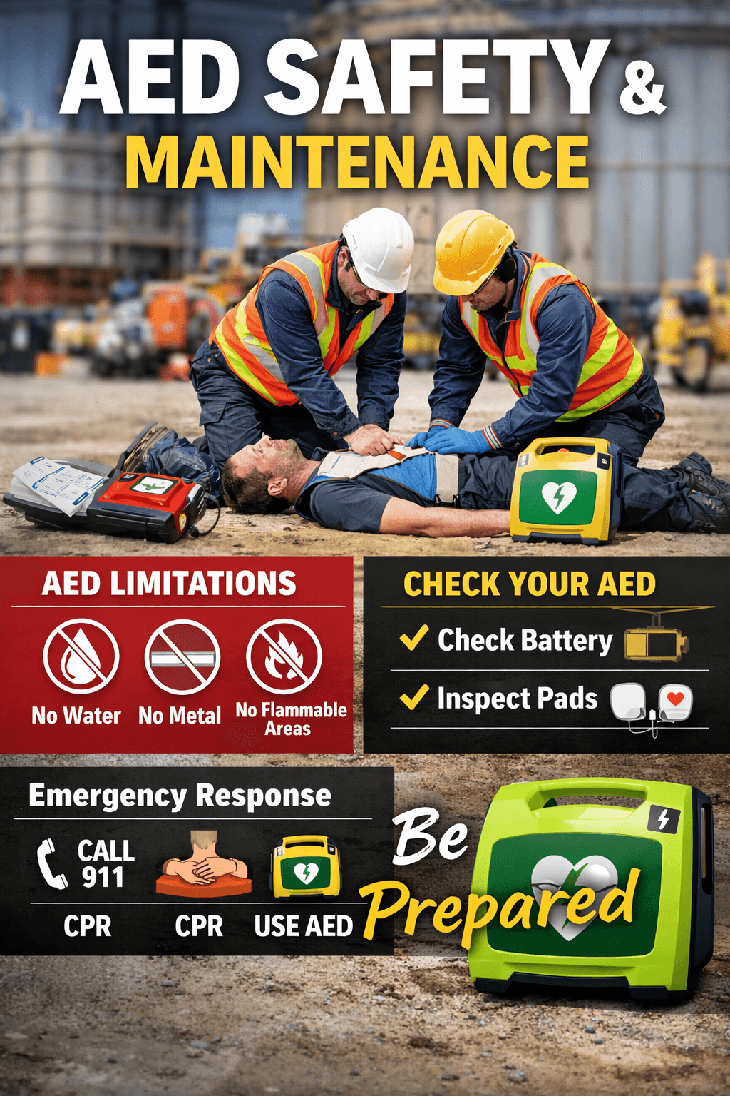 AED Safety & Maintenance Guide Canada | CPR & Defibrillator Use