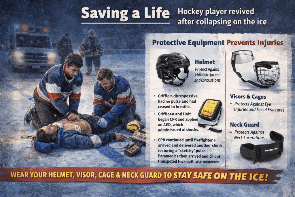 Hockey rescue and safety awareness