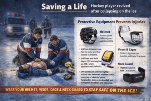Hockey rescue and safety awareness