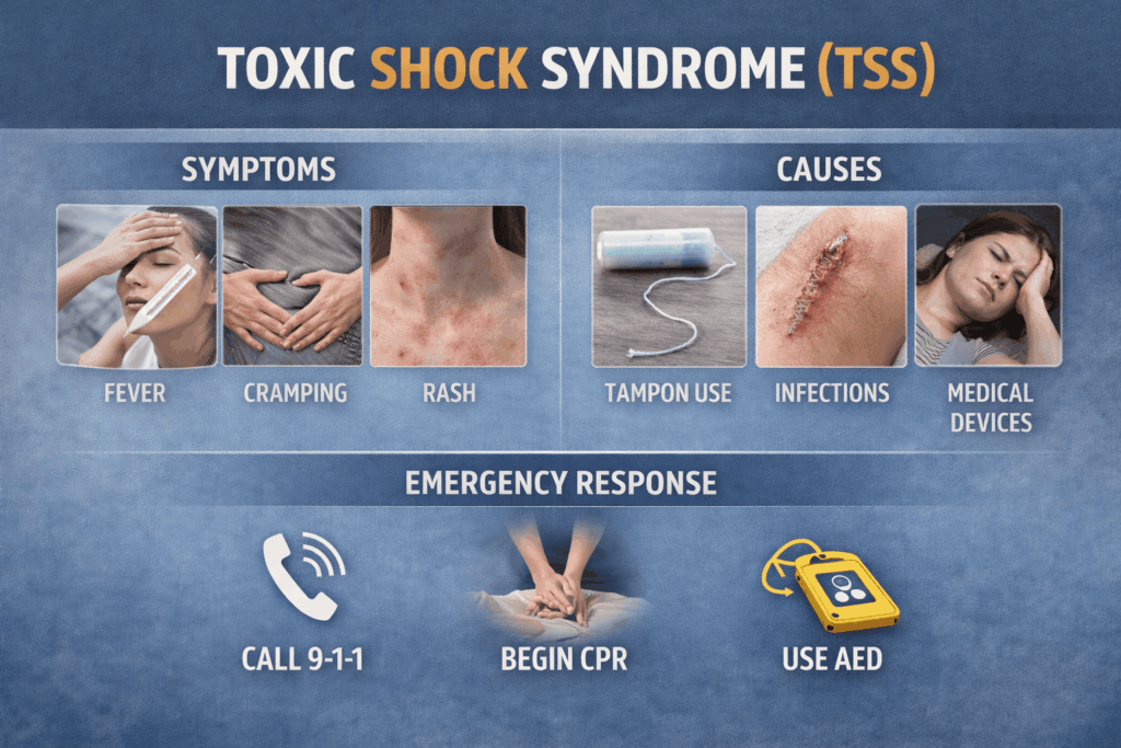 Toxic Shock Syndrome awareness graphic