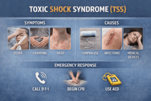 Toxic Shock Syndrome awareness graphic