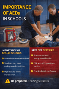 AED and CPR training saves lives