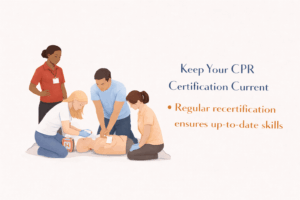 CPR recertification class in session