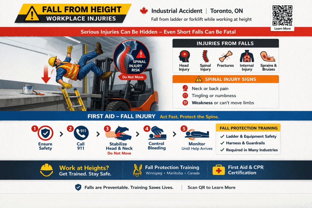 Fall safety prevent injuries at work