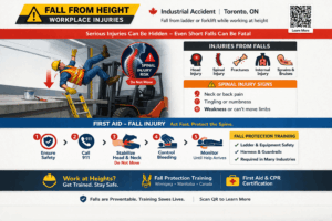 Fall safety prevent injuries at work
