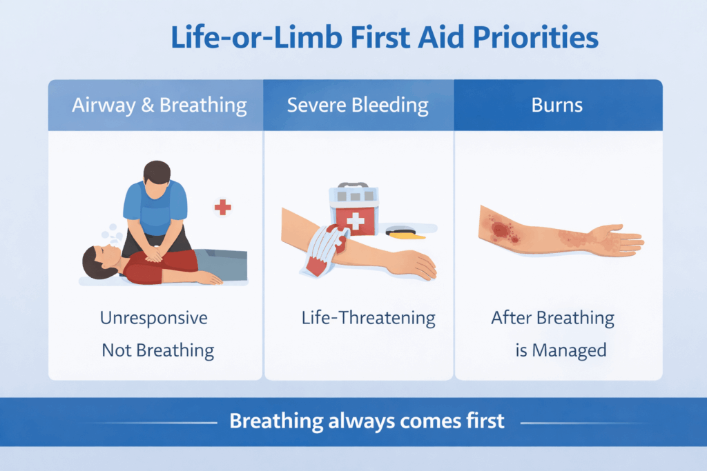 First Aid Priorities for Emergencies