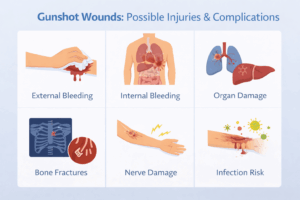 Gunshot wound first aid guide