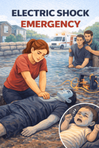 Electric shock rescue in flooded area (1)