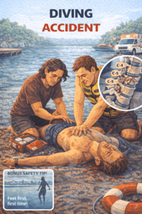 Lakeside diving accident response scene (1)