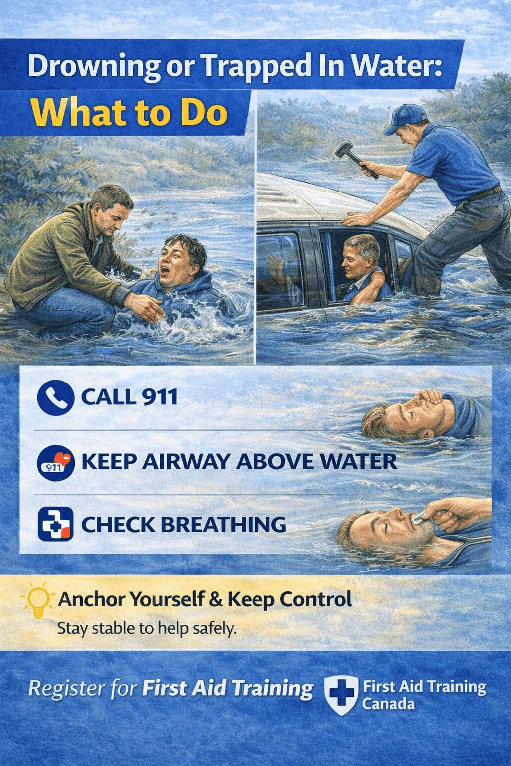 Water Rescue Code 1 Water Rescue Emergency: What to Do | First Aid Guide Canada