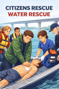 Citizens responding to a water rescue (1)
