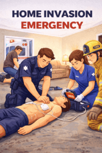 Home invasion emergency response scene (1)
