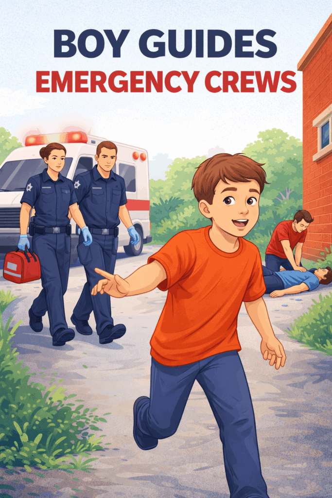 Boy leads paramedics to rescue (1)
