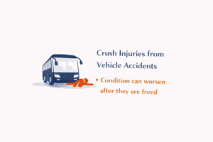 Crush injuries in vehicle accidents