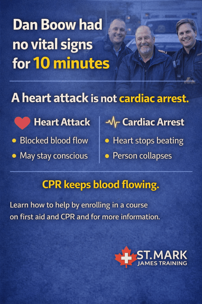 Dan Boow's survival story and CPR importance