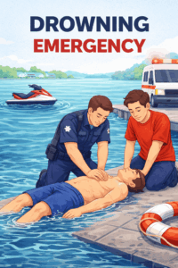 Drowning rescue with CPR in progress (1)
