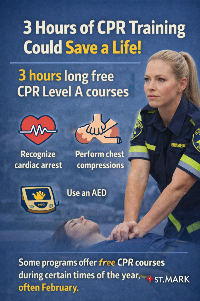 Free CPR training saves lives