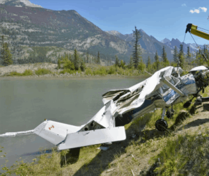 Small aircraft wreckage pulled from Athabasca River after fatal plane crash near Jasper