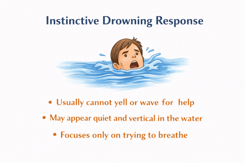 Instinctive drowning response explained
