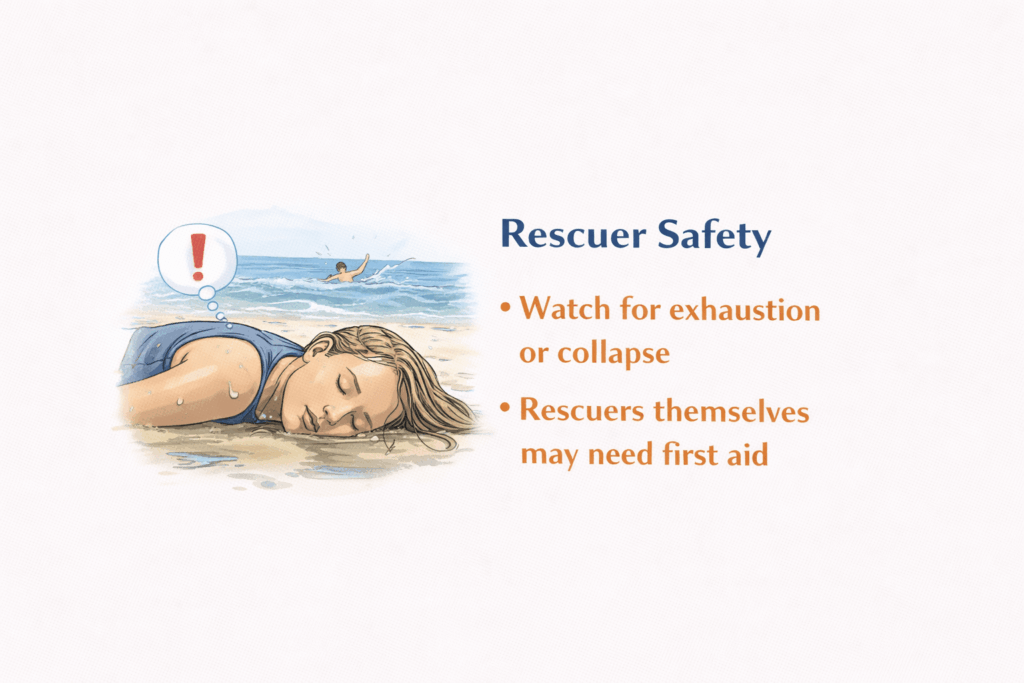 Rescuer safety and exhaustion awareness