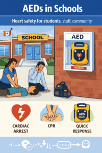 AEDs in schools heart safety first